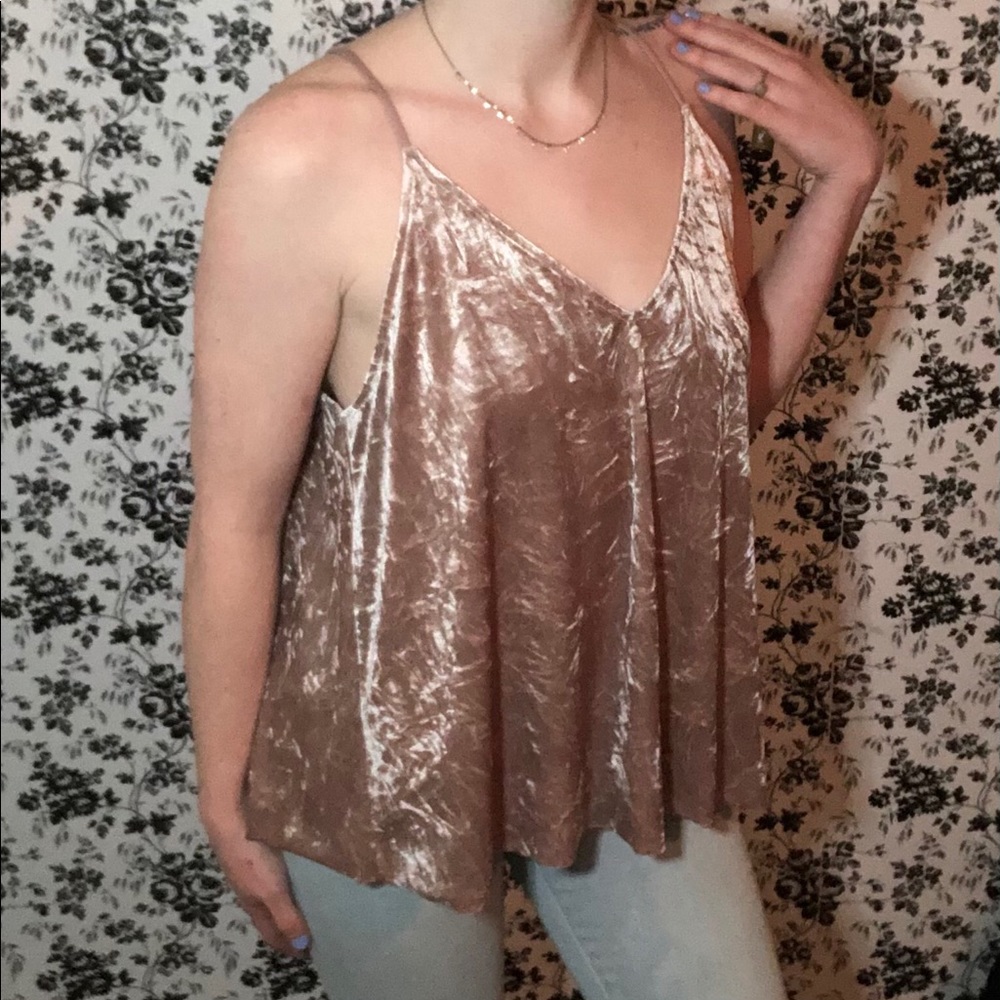 Suede Tank Top